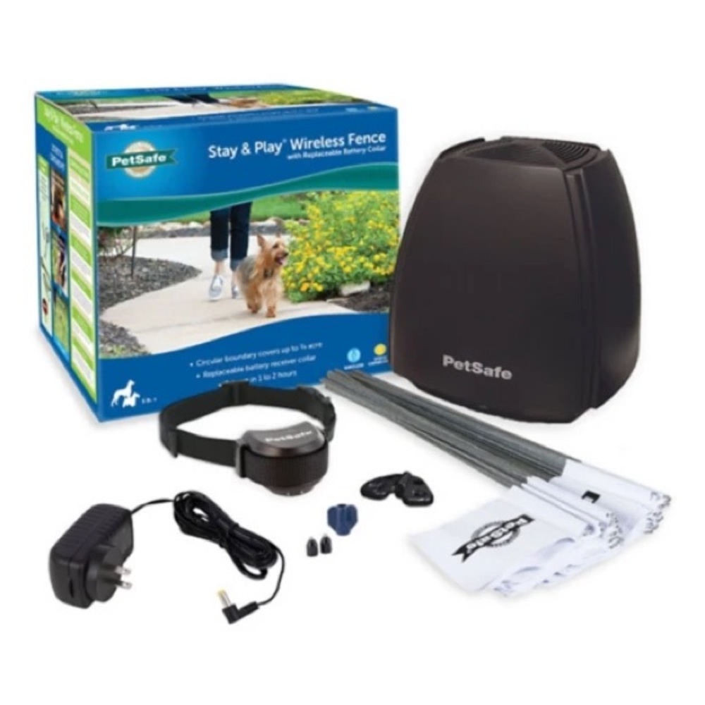 Brand new in box. Never opened. Petsafe stay and play wireless pet fence